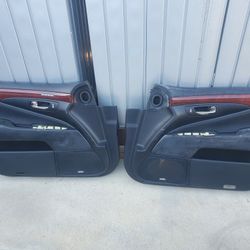 Lexus ls460 front driver and passenger door panels black complete  $80  For Both
