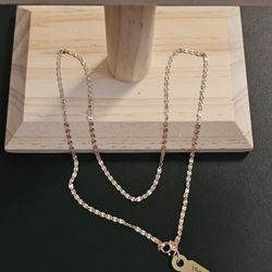 14k Gold Necklace 16 Inch