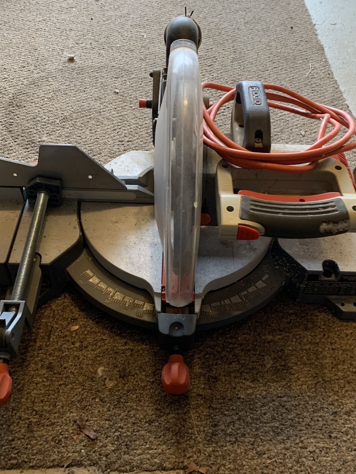 Ridgid Mitre Saw With table And Workforce Stand