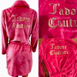 Juicy Couture NWT Golden embroidered Back Bliss {Juicy Couture} ELITE PINK ROBE