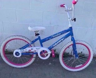 Huffy Seastar Kids Bike Blue and Pink
