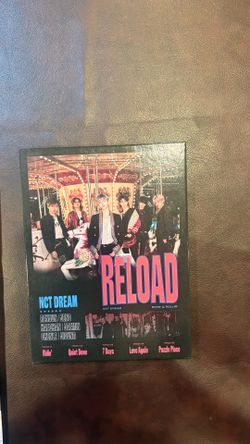 NCT dream reload album w/ poster