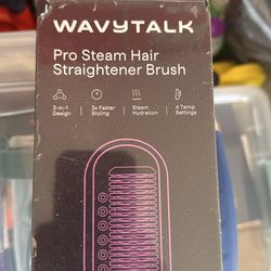 wavytalk pro steam hair straightener