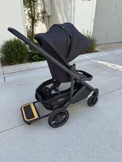 UPPAbaby Cruz V2 Stroller - Black + PiggyBack Board
