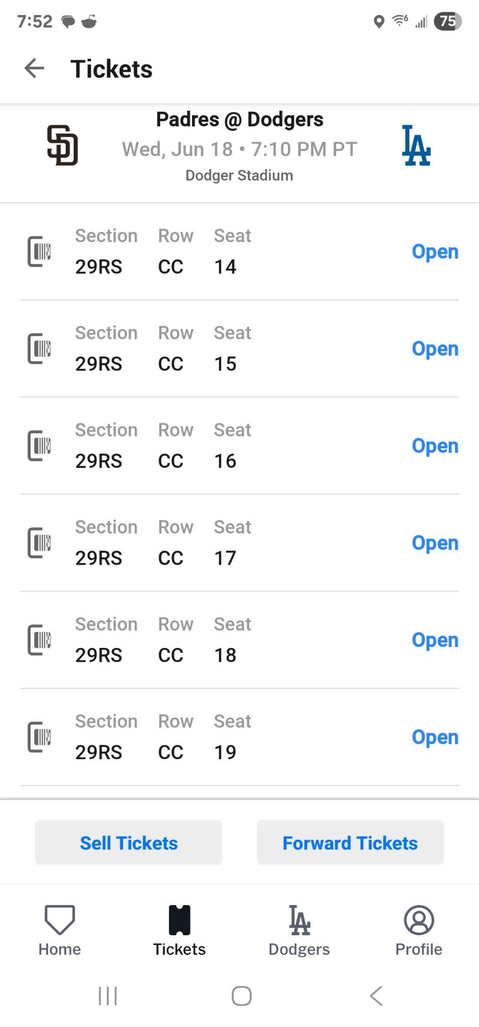 Baseball Tickets For Sale