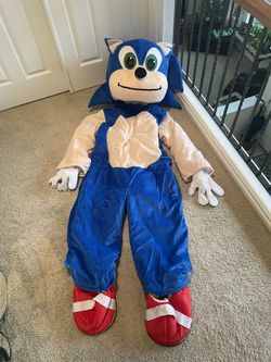 Sonic The Hedgehog Mascot Halloween Costume 
