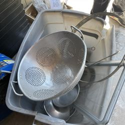 A Lot Of Pots And Pans 