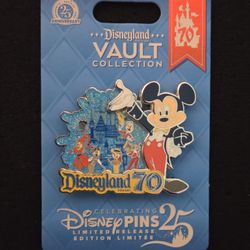 Disney Pin - 70th Anniversary Vault Mickey Cast Exclusive LR