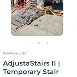 Portable Staircase For Construction Work 