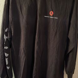 Primitive Naruto x Itachi Black Long Sleeve Graphic T-shirt Size Large