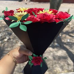 Custom Paper Flower Bouquet  (ever Lasting Bouquet)