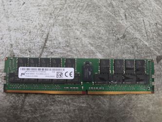 Micron 64GB DDR4 PC4-2666V ECC Registered RDIMM 288-Pin MTA72ASS8G72LZ