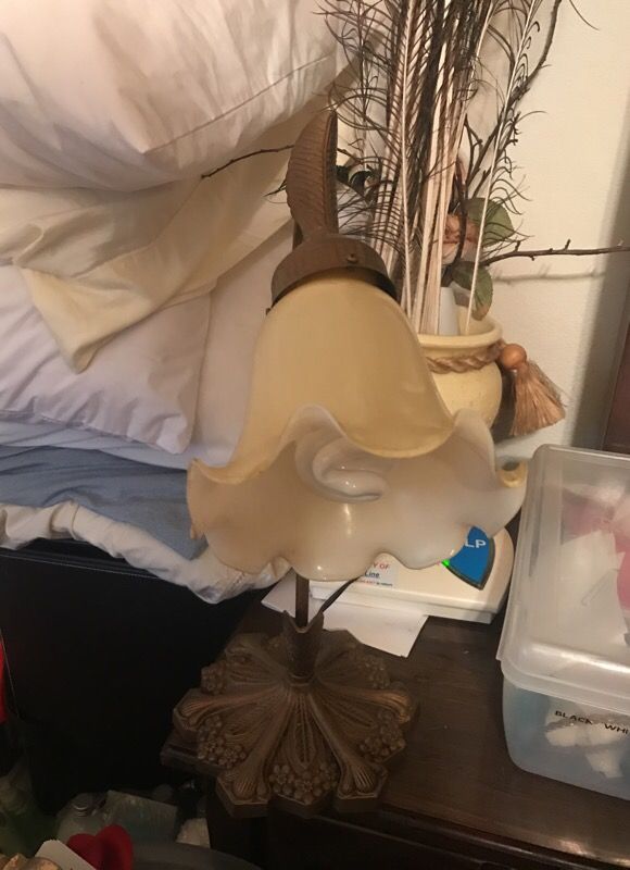 Vintage tulip desk lamp