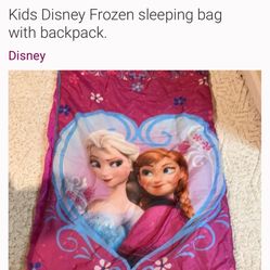 Kids   Disney,  frozen sleeping bag