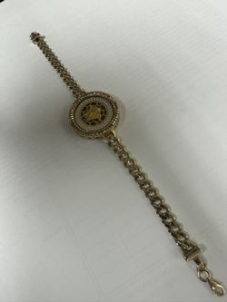 18K Bracelet Flippable 8 Inches 