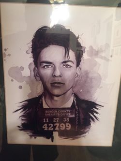 Rare Sinatra mug shot south philly