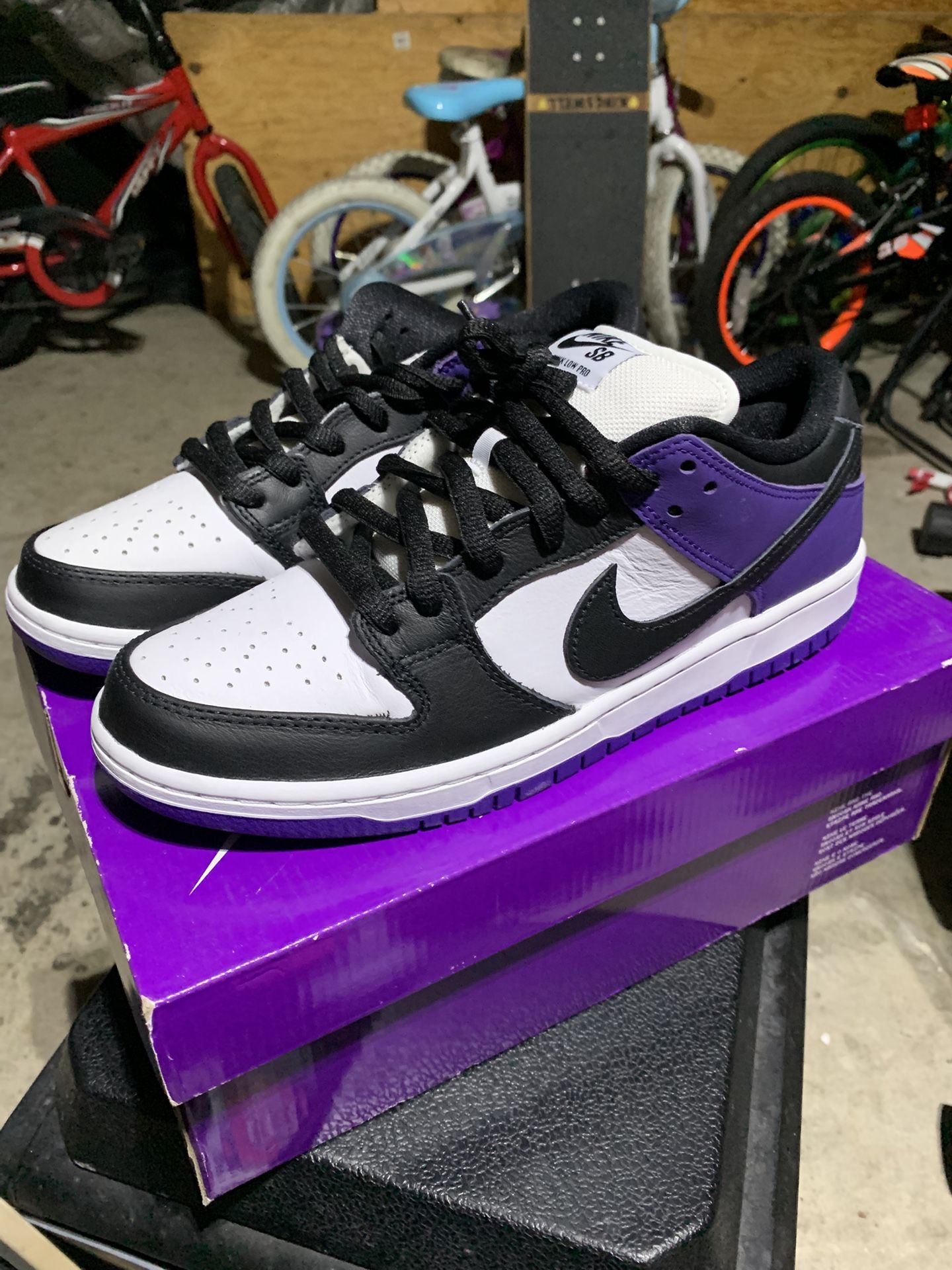 Brand New Nike Sb Court Purple Size 9