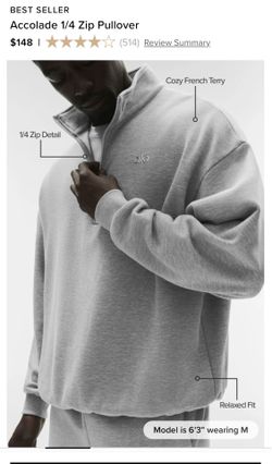 Alo 1/4 zip pullover