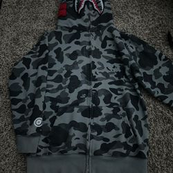 Dark grey Bape Hoodie