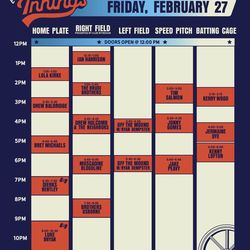 Extra innings festival wristbands