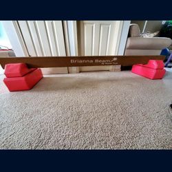 GYMNASTICS Brianna Beam By Tumbl Trak w/ Risers
