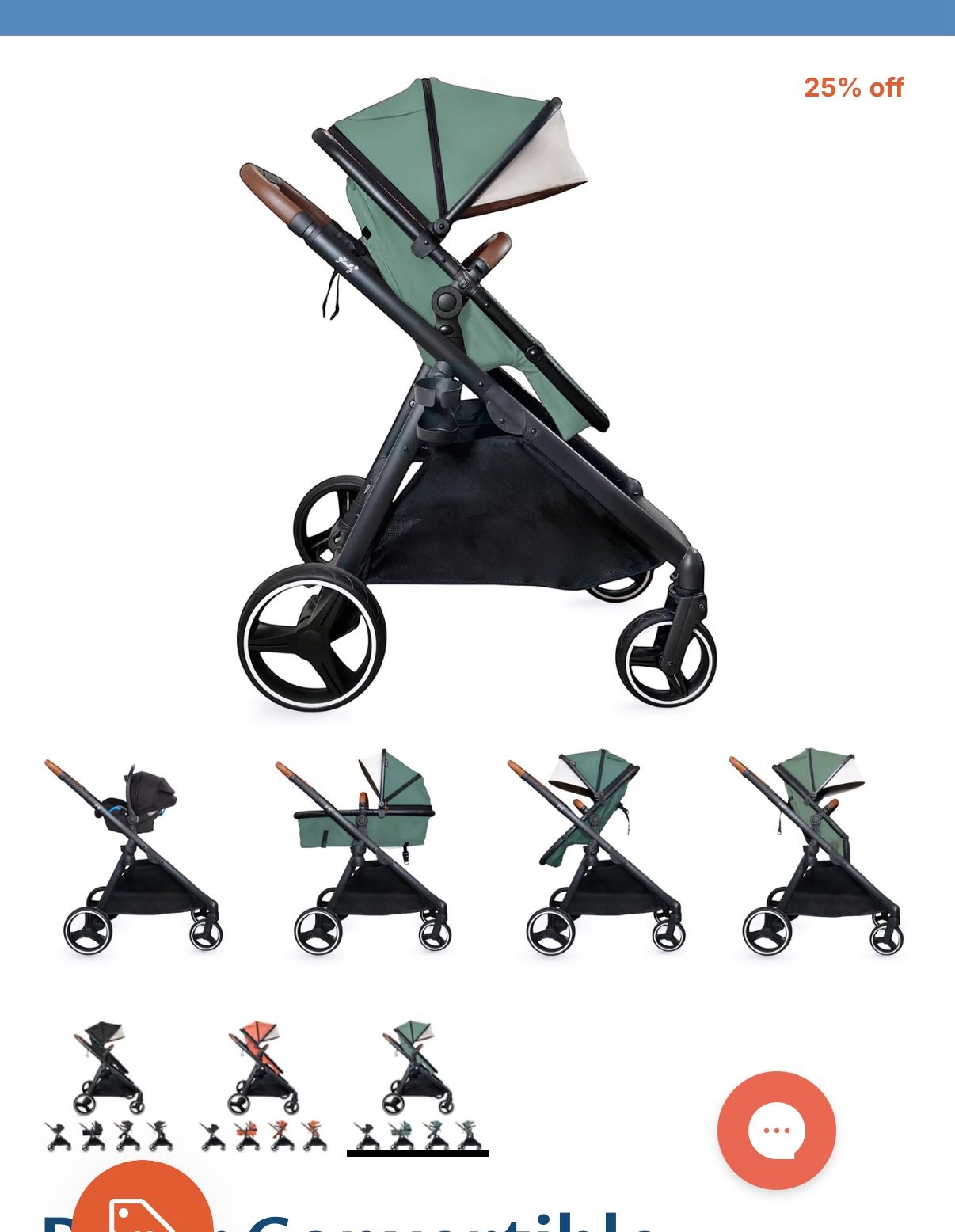 Gladly Family Single To Double Stroller 