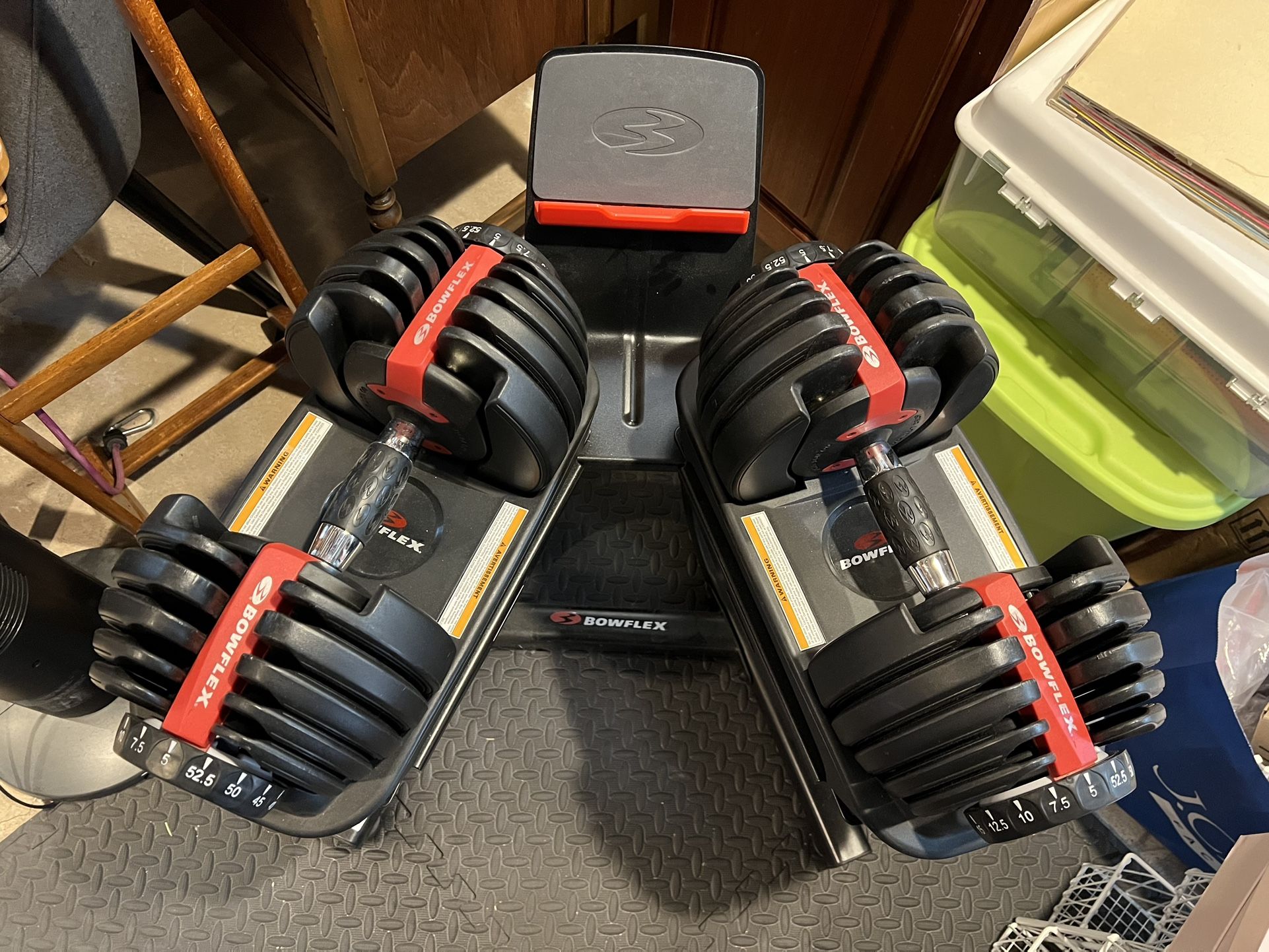 Bowflex Adjustable Dumbbells & Incline Bench