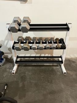 Dumbbell Weights with Stand