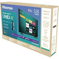 58" HISENSE ROKU TV EN BUEN ESTADO SEMINUEVO POCO USO. PRECIO 220$