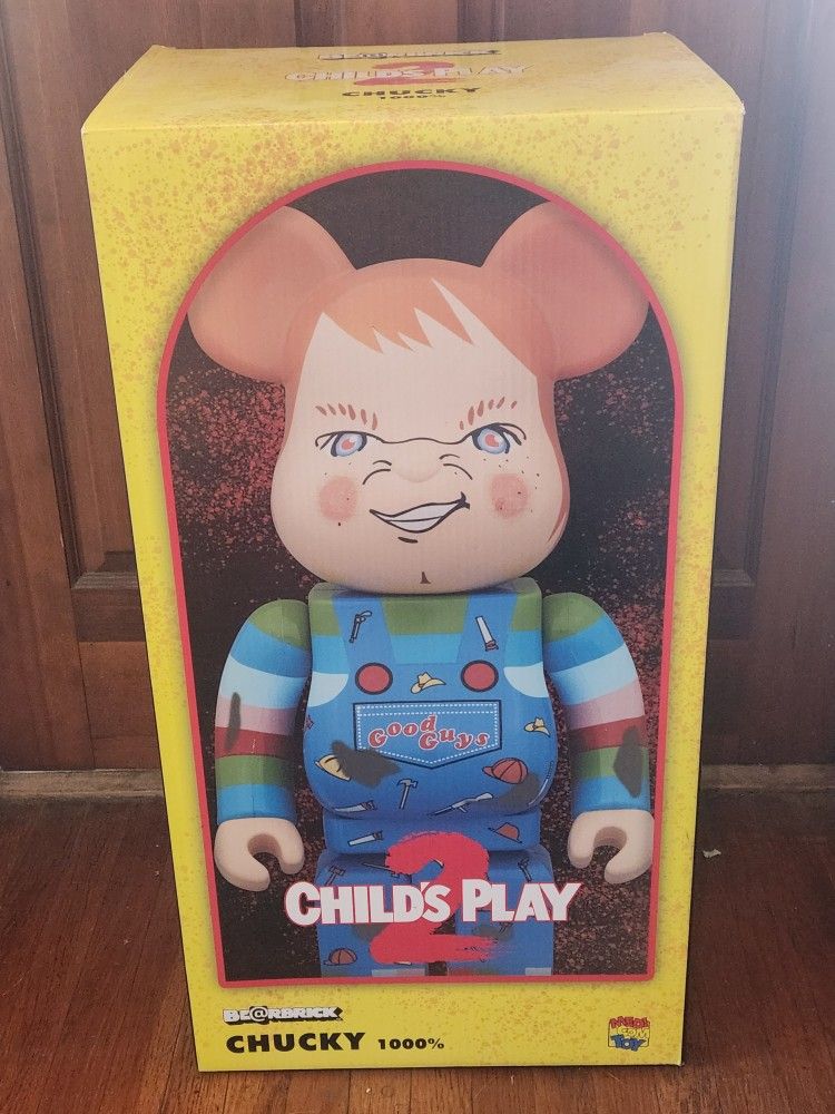 New Bearbrick 1000 Good Guys Chucky Childs Play 2 In Box