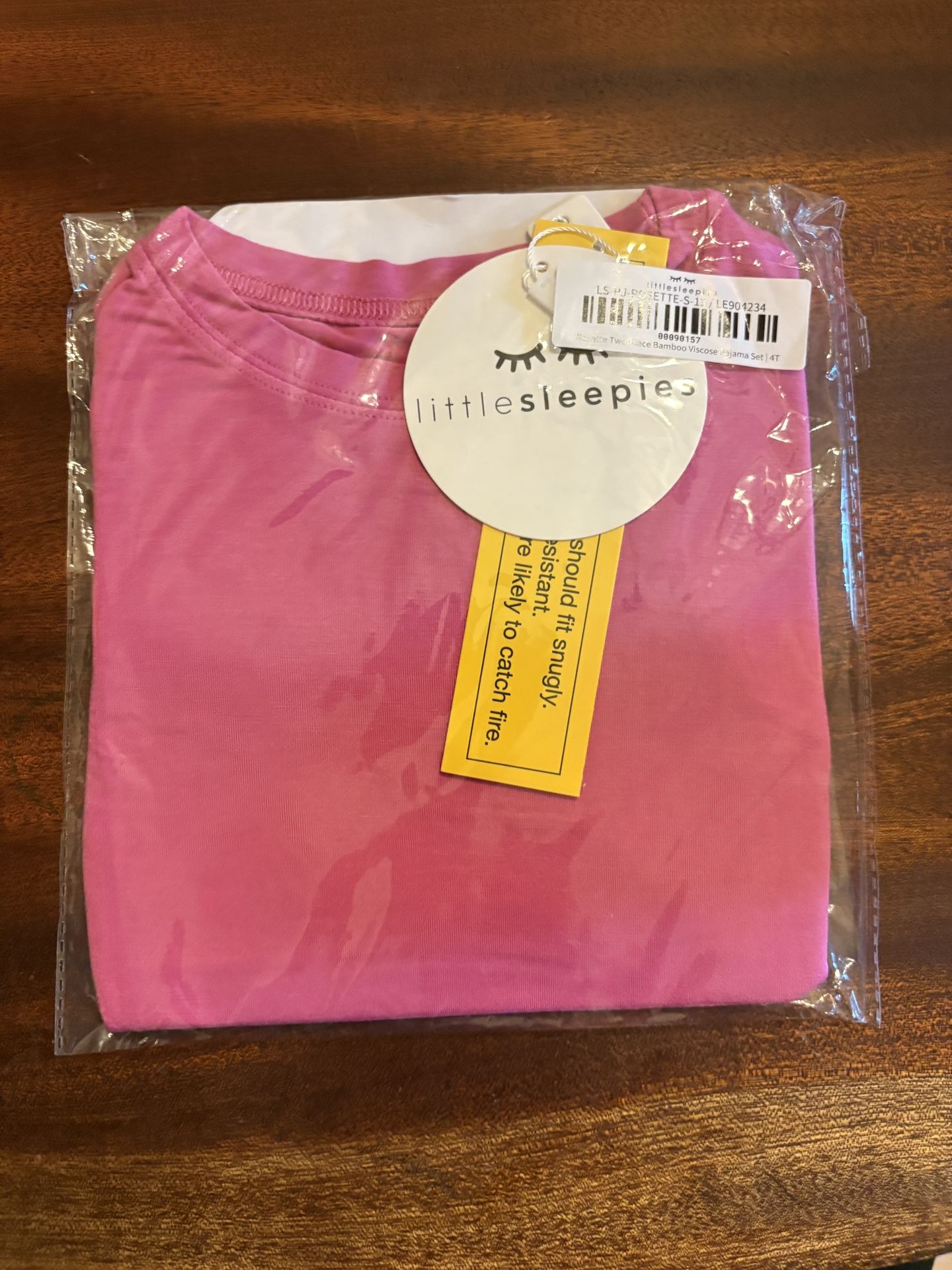 Little Sleepies Unopened 2 Piece Pajama Set 4T