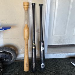 3 Heavy Bats Practice Bats Baseball Softball
