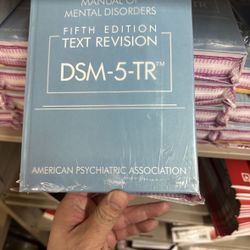 Diagnostic and Statistical Manual of Mental Disorders, Fifth Edition, Text Revision (Dsm-5-Tr(r))