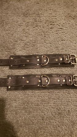 Leather cuffs