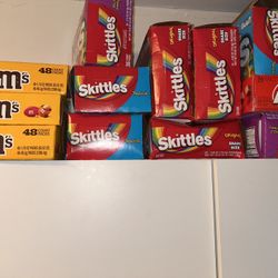 Skittles M&M Kit Kat Snickers
