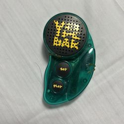 Yak Bak Yes! Entertainment Voice Recorder Vintage Transparency Green#2 C10