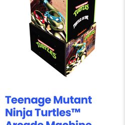 1up Arcade Teenage Mutant Ninja Turtles 2 In 1 Game. Turtles In Time & TMNT Arcade (Brand New, In Box) $300