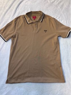 Guess shirt tan size large