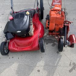 Lawnmower And Edger NOT WORKING