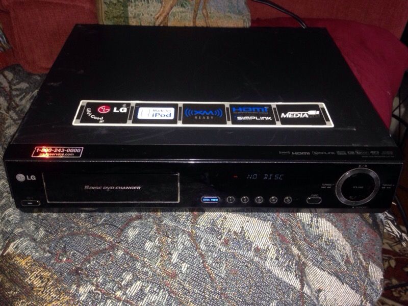 Lg 5 disc DVD changer