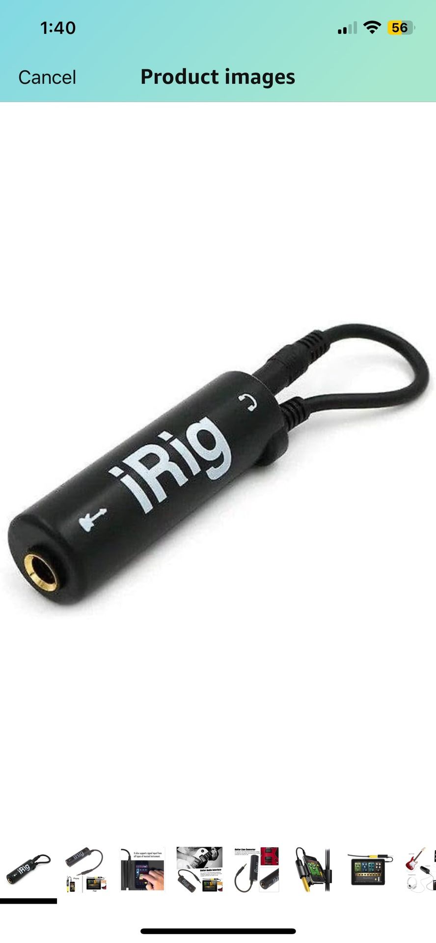 Audio Guitar Interface AMP I-Rig Converter