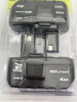 18V ONE+ Lithium-Ion 4.0 Ah Battery (2-Pack)