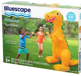 Bluescape Inflatable Dinosaur Sprinkler