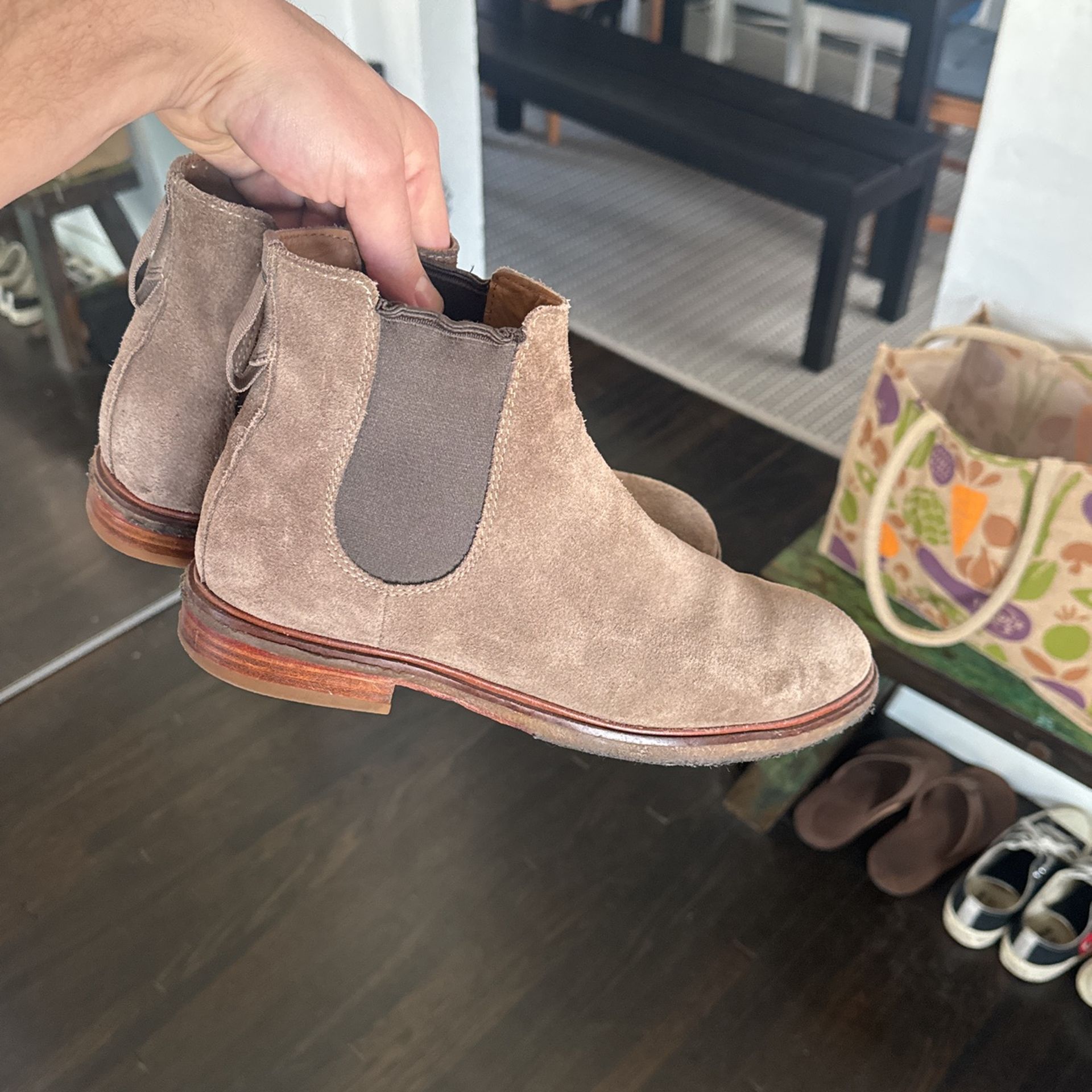 Clark’s Suade Chelsea Boots