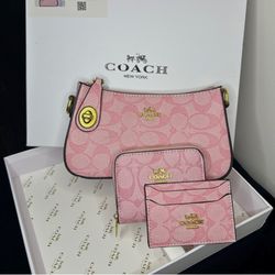 Coach New York Shoulder Bag Set 