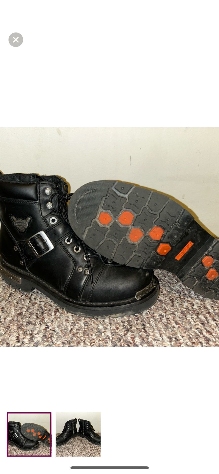 Men’s Size 10 Harley Davison Riding Boots