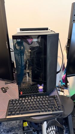 NZXT H6 Flow PC Case – 6 Fans + Cooler Master Vertical GPU Mount – Like New