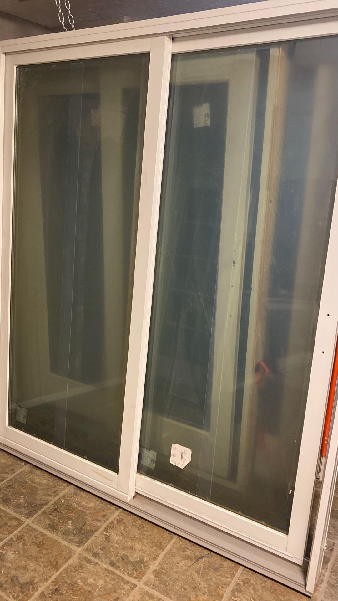 Sliding glass door. 71 1/4x 82 1/4