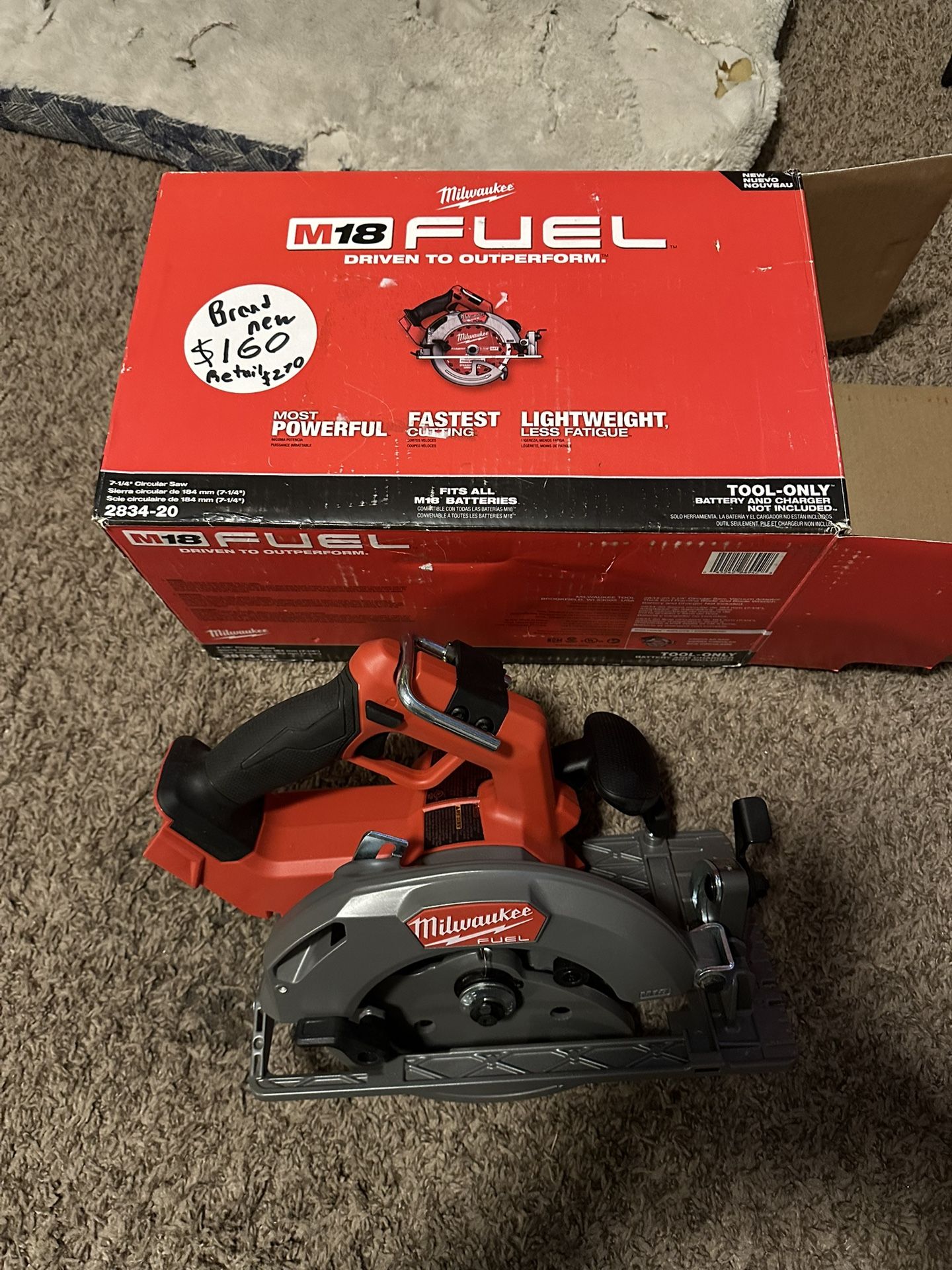 Milwaukee M18 Fuel 7-1/4” Circular Saw