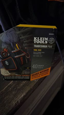 Klein tradesman pro tool tote